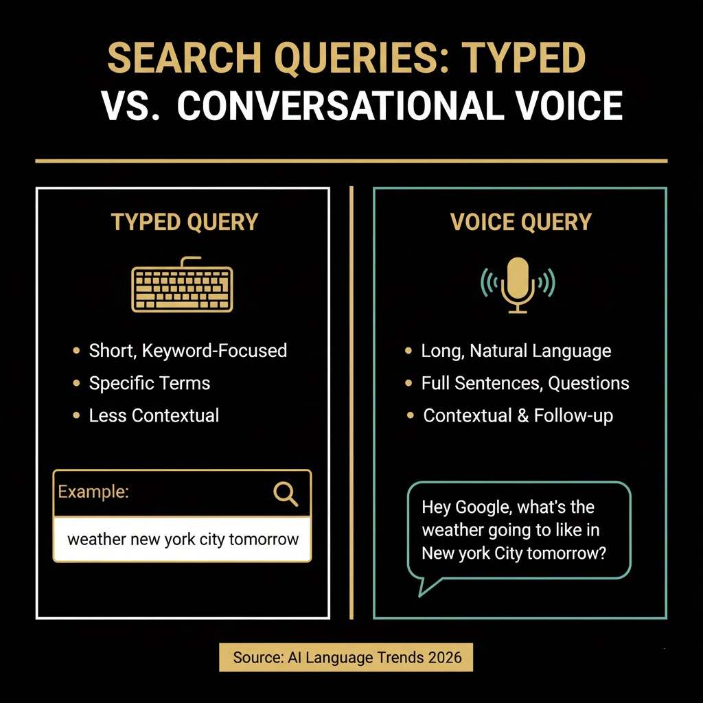 Typed Vs Conversational Voice